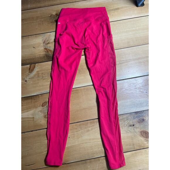 Fabletics Women Power Hold Leggings. Hot Pink. Mesh Side.Size Small. Athleisure - Picture 5 of 5